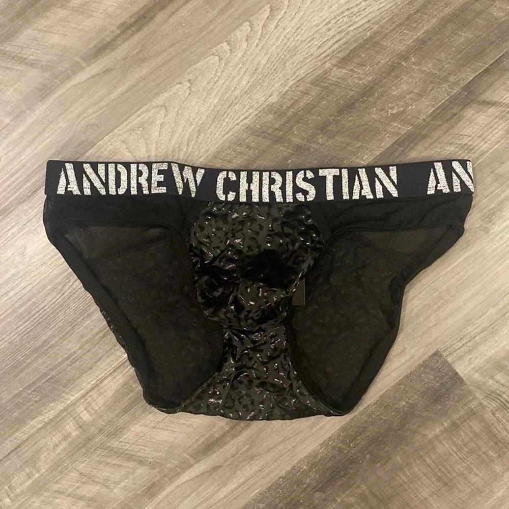 Andrew Christian Slick Leopard Brief